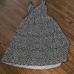 Black and White Polka Dot Dress